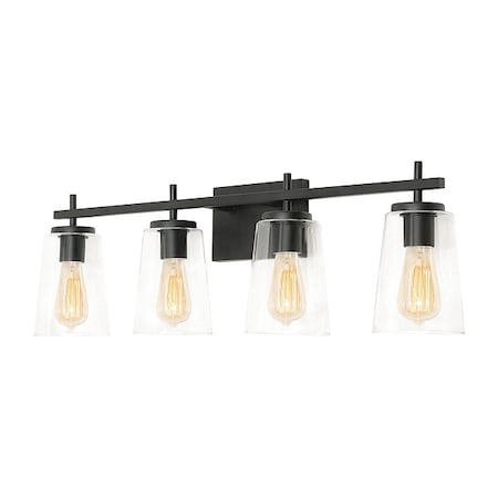 Afx Joanna33"Vanity, Black, Metal, 321/4inL JNNV3309MBBK