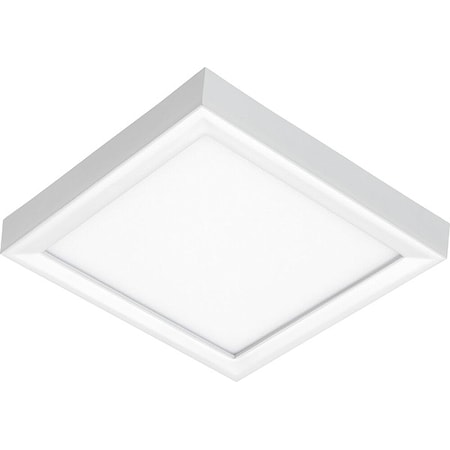 Juno Lighting Surface Mount Downlight, LED, 5-1/4" L JSFSQ5IN07LMSWW590CRIMVOLT ZT WH M12