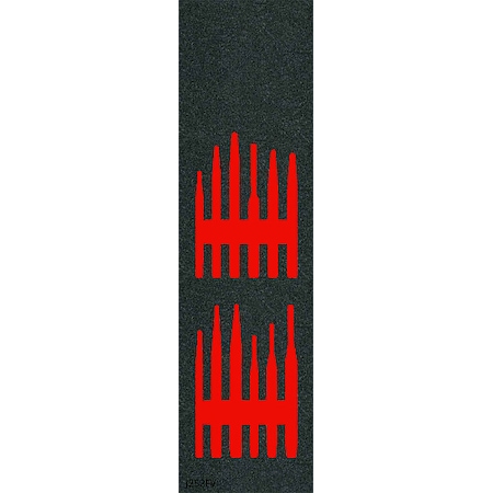 Proto Foam Inserts, Black/Red, 16" L, 5" W J2S2FV