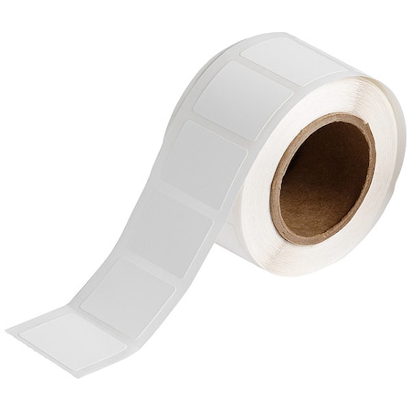 Brady Pre-Cut Label Stock Roll, White, Matte J20-235-2475