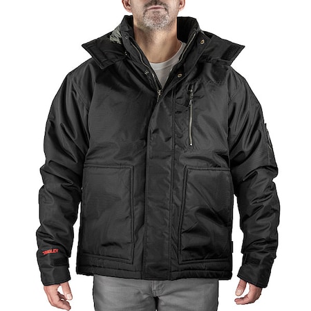 Tingley Unisex Insulated Jacket, Nylon, Black, L J28143.LG