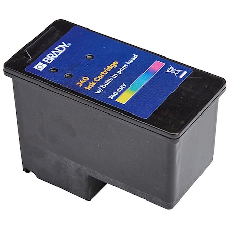 Brady InkCartridge, Yellow/Magenta/Cyan/Black J40-CMY