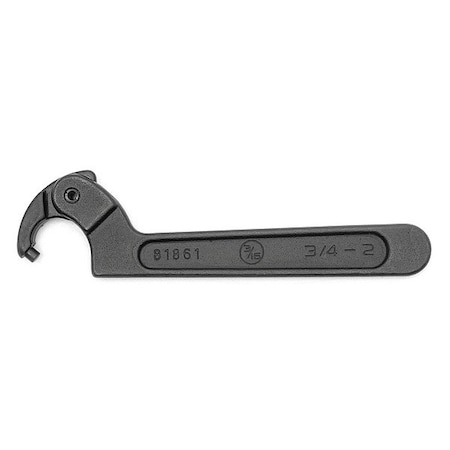 Gearwrench 3/4" to 2" Adjustable Pin Black Oxide Spanner Wrench 3/16" Pin 81861