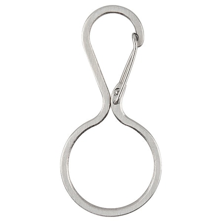 Nite Ize Carabiner Key Clip, Silver, Key Holder, Silver Texture KIC-11-R3