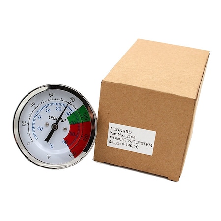 Leonard Valve Dial Thermometer 2104