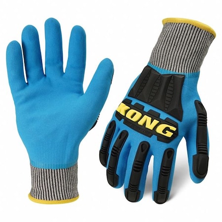 Ironclad Performance Wear Knit Work Glove, Cut Level A7 , Nitrile , Sandy , M 1 PR KKC5BWP-03-M