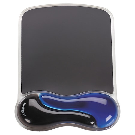 Kensington Duo Gel Mouse Pad Wrist Rest, Blue K62401AM