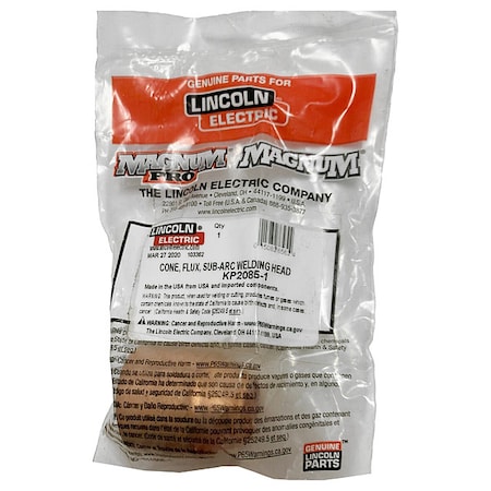 Lincoln Electric Flux Cone KP2085-1