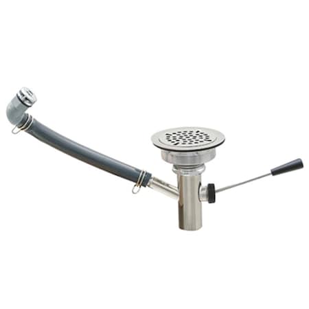 Advance Tabco Mini Lever Waste W/Overflow K-26