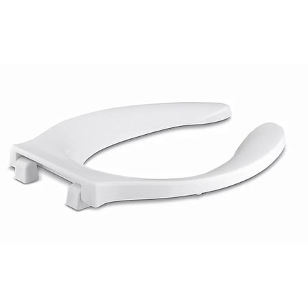 Kohler Toilet Seat, Elongated, White K-4731-CA-0