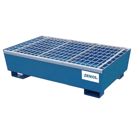 Denios Drum Spill Containment Pallet, Uncovered K16-3102
