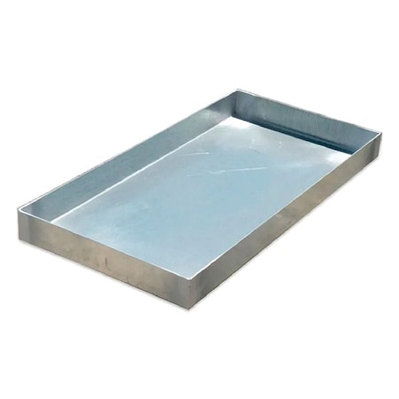Denios Spill Tray, Silver, Rectangle, 11 gal K31-1120