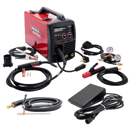 Lincoln Electric Multiprocess Welder, WELD-PAK 180i, Phase Single-Phase , 120V, 230V , IncludesTIG Kit K5387-5
