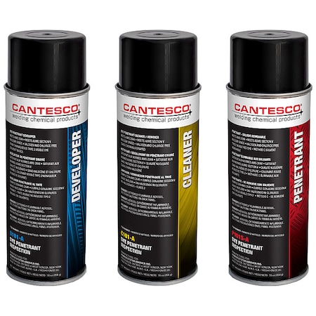 Zoro Select Dye Penetrant Test Kit, Aerosol Can K801S