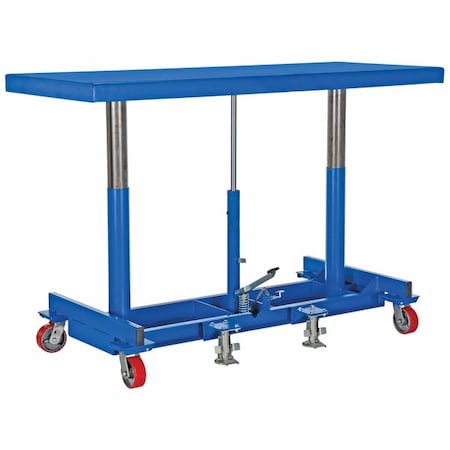 Vestil Long Deck Cart, 60 in Overall L LDLT-2060-4
