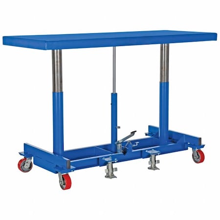 Vestil Long Deck Cart, 72 in Overall L LDLT-2072-4
