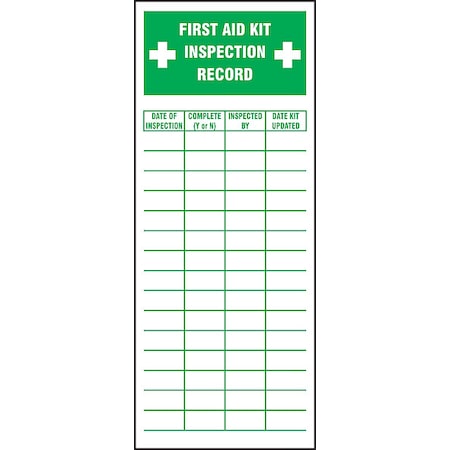 Accuform Inspection Label, Green/White, Polyester LFSD516XVE