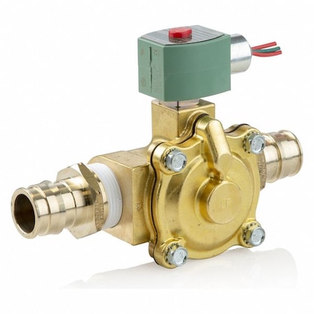 Asco Solenoid Valve, 2-Way, 2-Position, Normally Closed, 1/2 in Pipe Size, 220V AC, 240V AC, High Flow K210G002LFXX 240/60,220/50