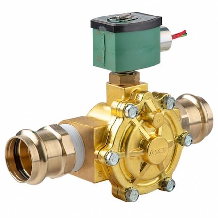 Asco Solenoid Valve, 2-Way, 2-Position, Normally Closed, 1 in Pipe Size, 110V AC, 120V AC, High Flow K210G004LFXP 120/60,110/50