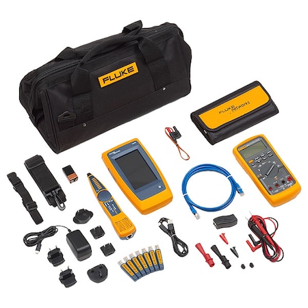 Fluke Networks Electrical & Network Troubleshooter Kit LIQ-KIT-87-5