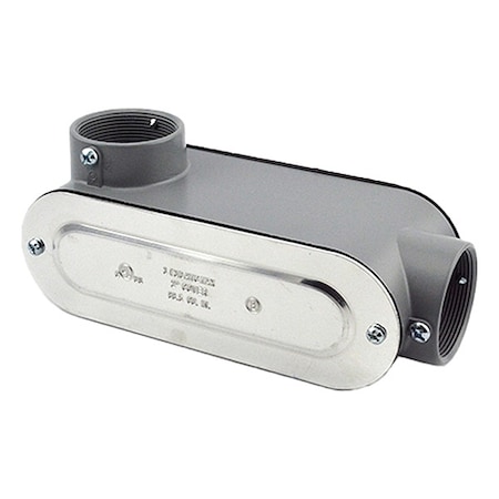 Bridgeport Fittings Metallic Conduit Outlet Bodies, 2" Hub LLR-46