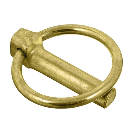 Zoro Select Lynch Pin, 7/16"D, 1 1/2"L, w/o Chain, PK10 WWG-LP4371500AH