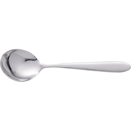 Iti Bouillon Spoon, 6 3/4 in L, Silver, PK12 LU-113