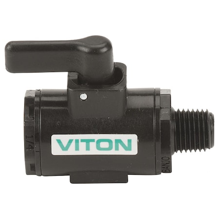 Banjo Manual 2-Way Ball Valve, NPT, Polypro LV025MTV