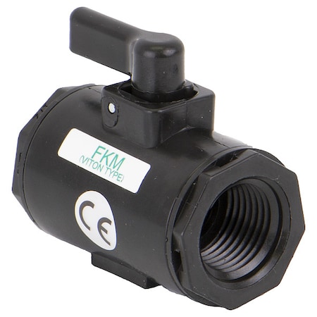 Banjo Manual 2-Way Ball Valve, NPT, Polypro LV050V