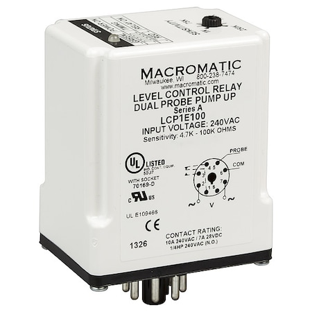 Macromatic Liquid Level Relay LCP1E100-G