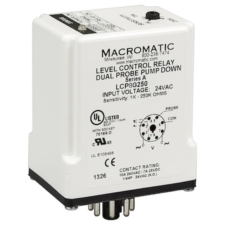 Macromatic Liquid Level Relay LCP8G250-G
