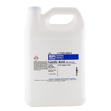 Rpi Lactic Acid, 88 Percent, 4L L17500-4000.0