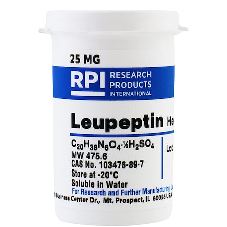 Rpi Leupeptin Hemisulfate, 25mg L22035-0.025