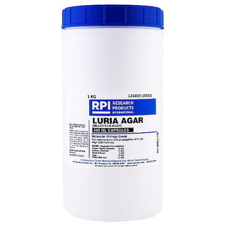 Rpi Luria Agar, Caplet, PK50 L24025-1000.0