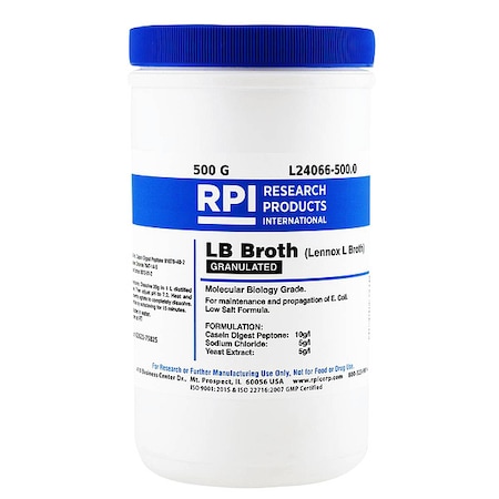 Rpi LB Broth, Granulated (Lennox L), 500g L24066-500.0