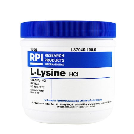 Rpi L-Lysine HCL USP Grade, 100g L37040-100.0