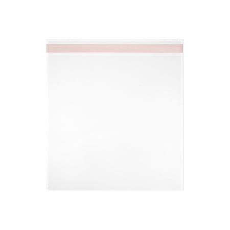 Zoro Select Reclosable Bag, Fold Seal, 4 1/2 in L, 4 1/2 in W, 1.6 mil Thick, Biaxial Oriented Polypropylene L6B4.5x4.5