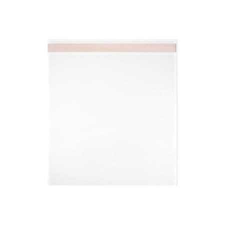 Zoro Select Reclosable Bag, Fold Seal, 7 1/4 in L, 5 1/4 in W, 1.6 mil Thick, Biaxial Oriented Polypropylene L6B51875x50625