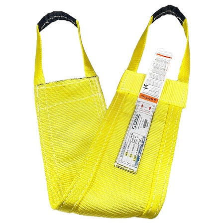 Stren-Flex Web Sling, Flat Eye, 10 ft L LB2-924P-10