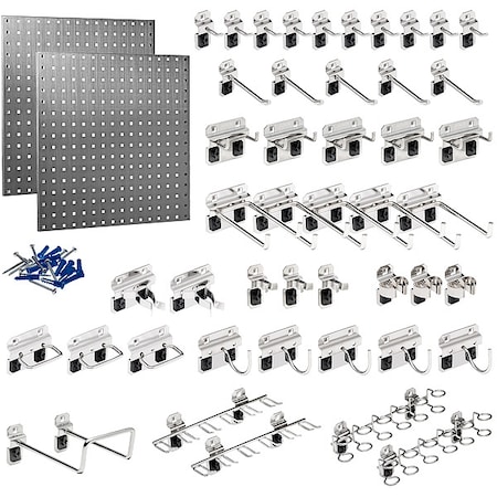 Triton Products Stationary Pegboard Panels, SS LB1-S Kit