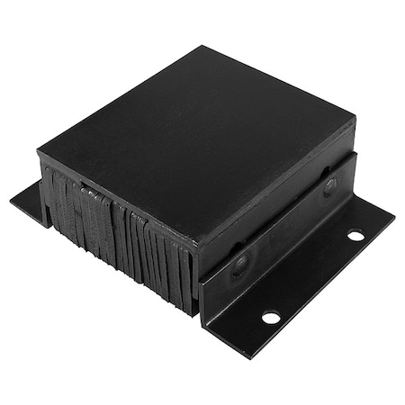 Ideal Warehouse Innovations Steel Face Bumper, 12"LX14"WX4"D, LB412-14SFP1 22-1001