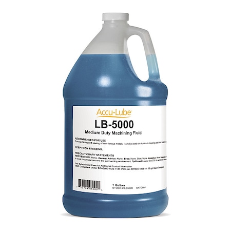 Accu-Lube Cutting Oil, 1 gal, Bottle LB5000