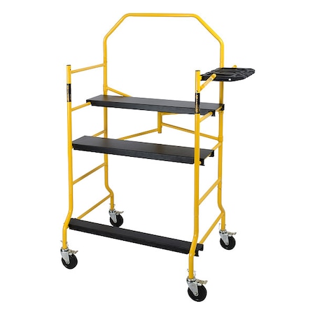 Metaltech Scaffold Tower, Steel, 900 lb Load Capacity, 5 ft Platform Height I-IMIS