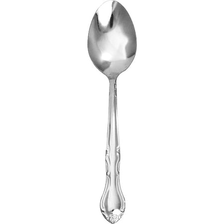 Iti Dessert Spoon, 7 1/4 in L, Silver, PK24 ME-114