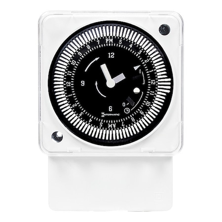 Intermatic Electromechanical Timer, 24-Hour, SPDT MIL72ASTUZH-240