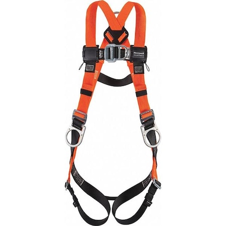 Honeywell Miller Titan II Full Body Harness, L/XL, 400 lb., Mating Chest/ Mating Leg Straps T4007FD/UAK