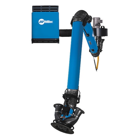 Miller Electric Stationary Fume Extractor, 12 ft Arm L 951761