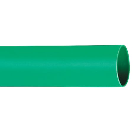 3M Heat Shrink Tube, Thin Wall, 2:1 I.D. Shrink Ratio, 0.25 in I.D. Before Shrinking, Green, 200 ft FP301-1/4-200'-GREEN-SPOOL