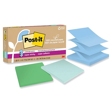 Post-It Sticky Notes, 70 Sheets per Pad, PK6 70007079976