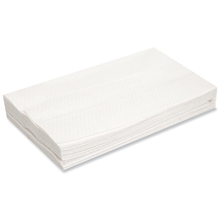 Zoro Select Morsoft Dispenser Napkins, 1-Ply, 6 x 13, White, PK1000 409892
